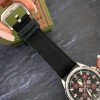 Патріотичний наручний годинник Awarder Embroidery Silver-Red Black Battery 10ATM фото 11
