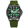 Патриотические наручные часы Awarder Embroidery Black-Green Green Automatic 10ATM фото 2