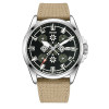 Патріотичний наручний годинник Awarder Embroidery Silver-Army Green Khaki Automatic 10ATM фото 2