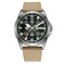 Awarder Embroidery Silver-Army Green Khaki Automatic 10ATM