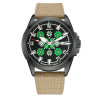 Патриотические наручные часы Awarder Embroidery Black-Green Khaki Automatic 10ATM фото 2