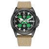 Патріотичний наручний годинник Awarder Embroidery Black-Green Khaki Automatic 10ATM фото 2