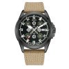 Патриотические наручные часы Awarder Embroidery Black-Army Green Khaki Automatic 10ATM фото 2