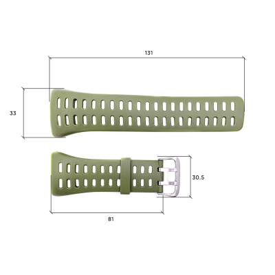 Ремінець для годинника Skmei 1251/1250/1360/1167AG Army Green