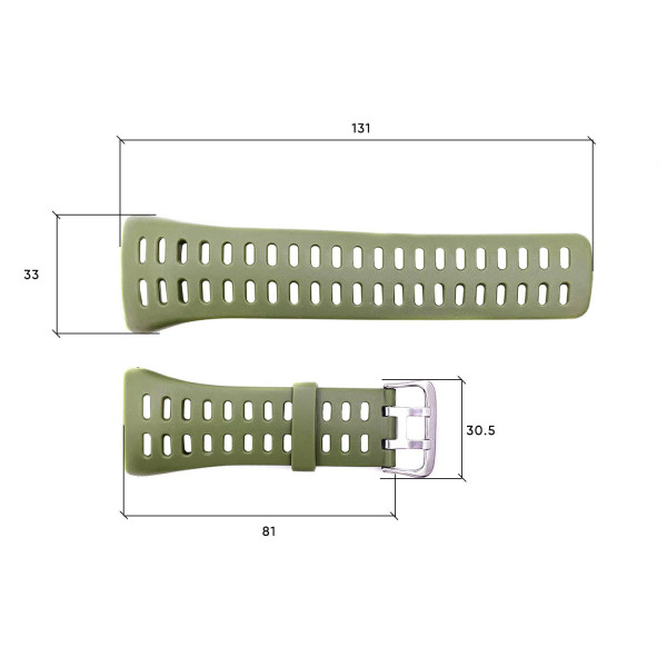 Ремешок для часов Skmei 1251/1250/1360/1167AG Army Green фото 4