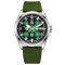 Awarder 040 Embroidery Silver-Green Green  Automatic 10ATM