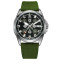 Awarder Embroidery Silver-Army Green Green Automatic 10ATM