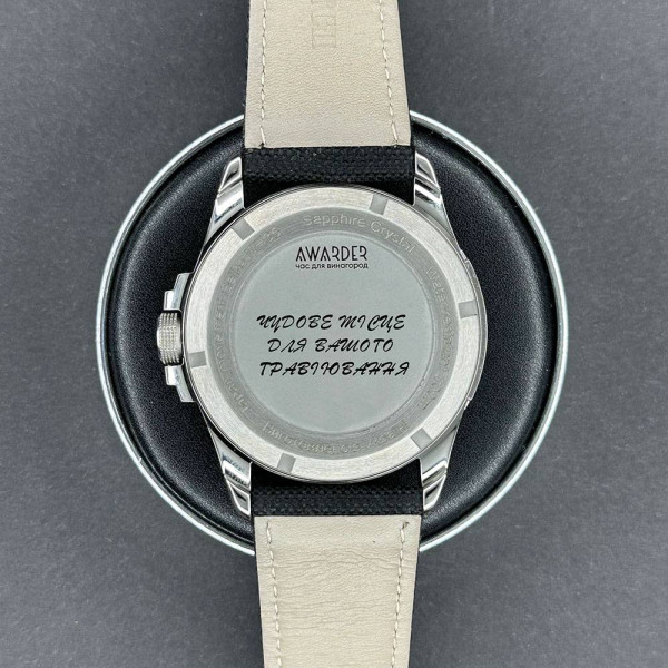 Патриотические наручные часы Awarder Cossack Black-Black Automatic 10ATM фото 4
