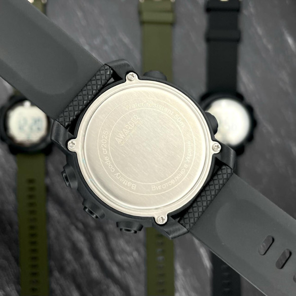 Годинник наручний Awarder 032 Де би не був Army Green-Black-White фото 11