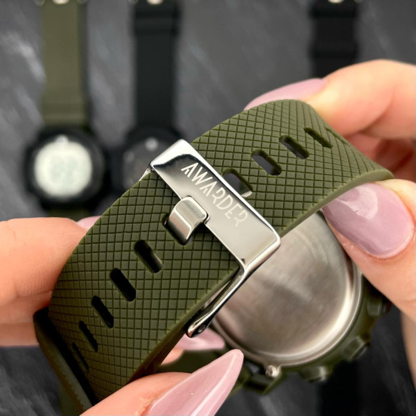 Годинник наручний Awarder 032 Де би не був Army Green-Black-White фото 9