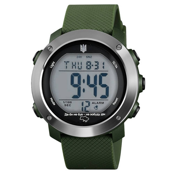 Годинник наручний Awarder 033 Де би не був Army Green-Silver-White фото 1
