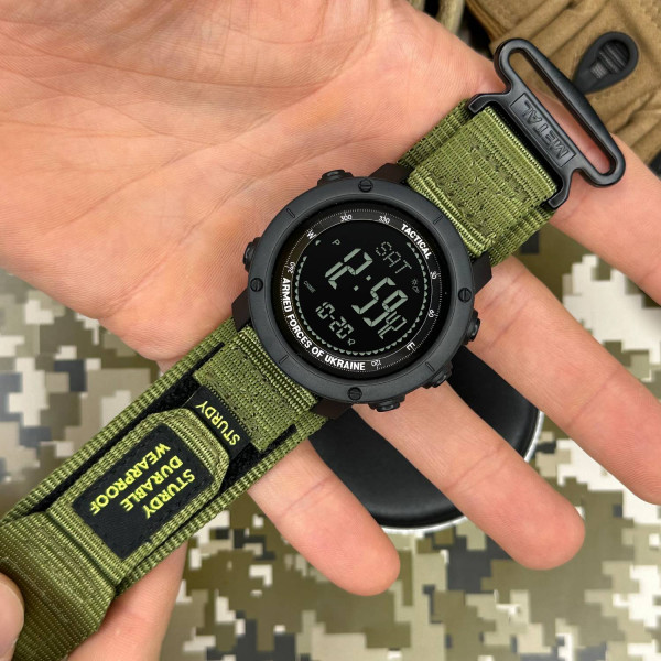 Годинник наручний Awarder 032 Compass UA Army Black AG фото 9