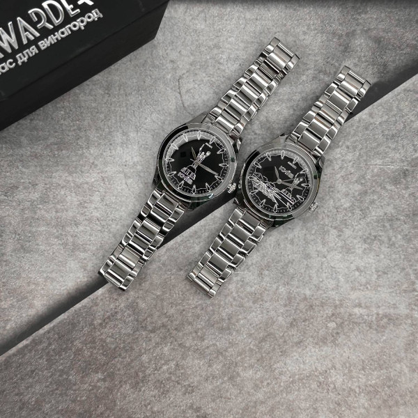 Жіночий годинник Awarder 035 Київ I Silver-Black фото 10