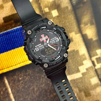 Patriot 001RDZSU ВСУ Черные с красным + Коробка.