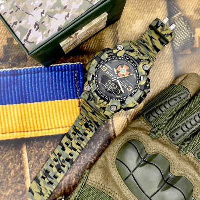 Patriot 001CMGRDSNS ДСНС Зеленый камуфляж + Коробка.