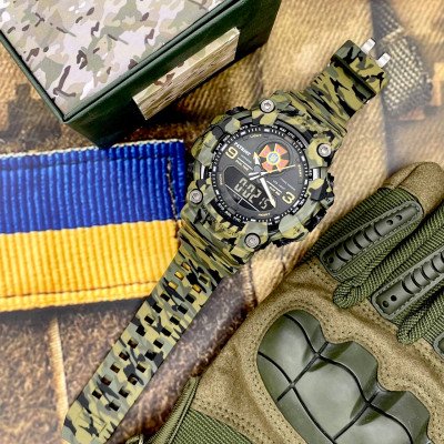 Patriot 001CMGRDSNS ДСНС Зеленый камуфляж + Коробка.