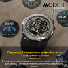 Смарт часы Modfit Sniper Black-Silver 36 мм. фото 18