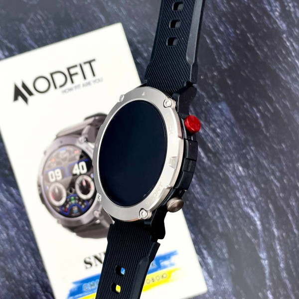 Смарт часы Modfit Sniper Black-Silver 36 мм. фото 22