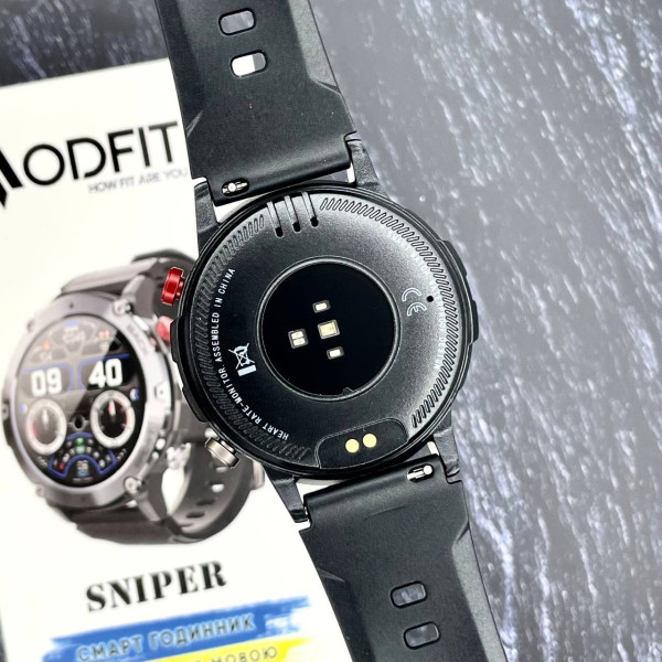 Смарт часы Modfit Sniper Black-Silver 36 мм. фото 25