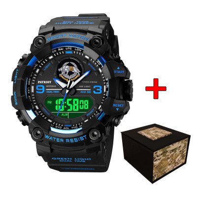 Patriot 001BUSSO ССО Черные с синим + Коробка