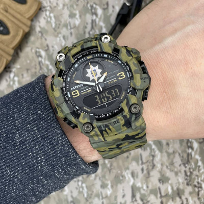 Patriot 001CMGRPO Полиция Зеленый камуфляж + Коробка.