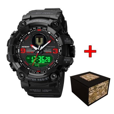 Patriot 001RDTRO ТРО Черные с красным + Коробка.