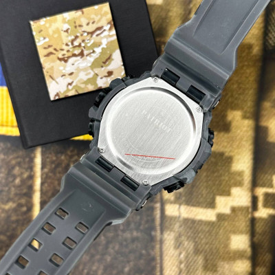 Patriot 002CMGYUAGD Трезубец золото Серый камуфляж + Коробка.