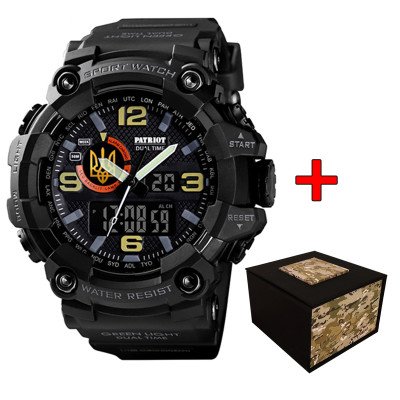 Patriot 002BKUAGD Трезубец золото Черные + Коробка.