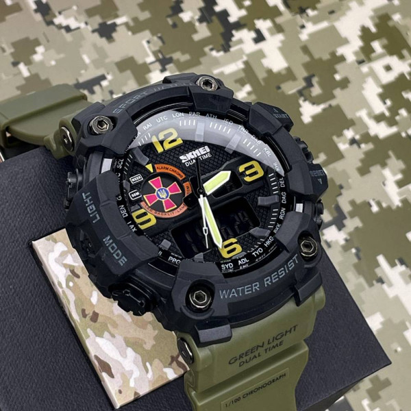 Часы наручные Patriot 002AGSU ВСУ Зеленые + Коробка фото 3