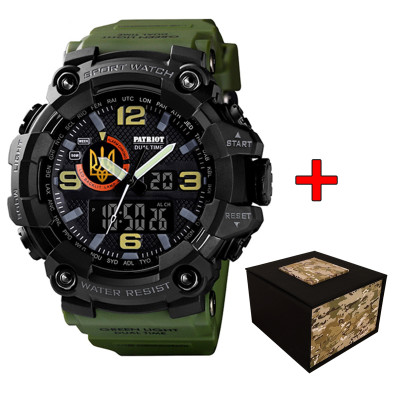 Patriot 002AGUAGD Тризуб золото Зелені + Коробка.