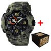 Годинник наручний Patriot 002CMGR Ваше лого Зелений камуфляж + Коробка фото 2
