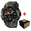 Годинник наручний Patriot 002CMGRUASI Тризуб срібло Зелений камуфляж + Коробка. фото 2
