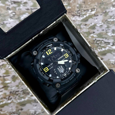 Patriot 003BKUASI Тризуб серебро Черные