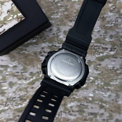 Patriot 003BKUASI Тризуб серебро Черные