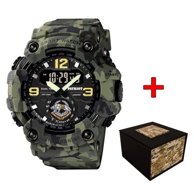 Patriot 004CMGRSSO ССО Зеленый камуфляж + Коробка.