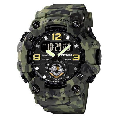 Patriot 004CMGRSSO ССО Зеленый камуфляж + Коробка.