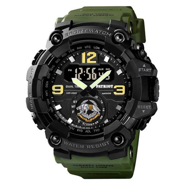 Часы наручные Patriot 004AGSSO ССО Зеленые + Коробка фото 3