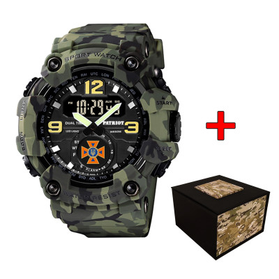 Patriot 004CMGRDSNS ДСНС Зеленый камуфляж + Коробка.