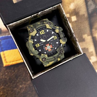 Patriot 004CMGRDSNS ДСНС Зеленый камуфляж + Коробка.