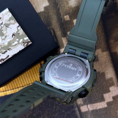 Patriot 004CMGRDSNS ДСНС Зеленый камуфляж + Коробка.