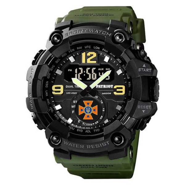 Часы наручные Patriot 004AGDSNS ДСНС Зеленые + Коробка фото 3