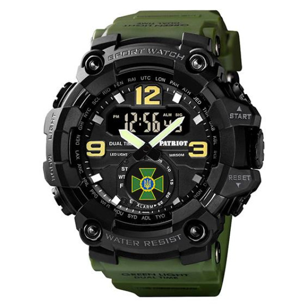 Часы наручные Patriot 004AGDPS ДПС Зеленые + Коробка. фото 7