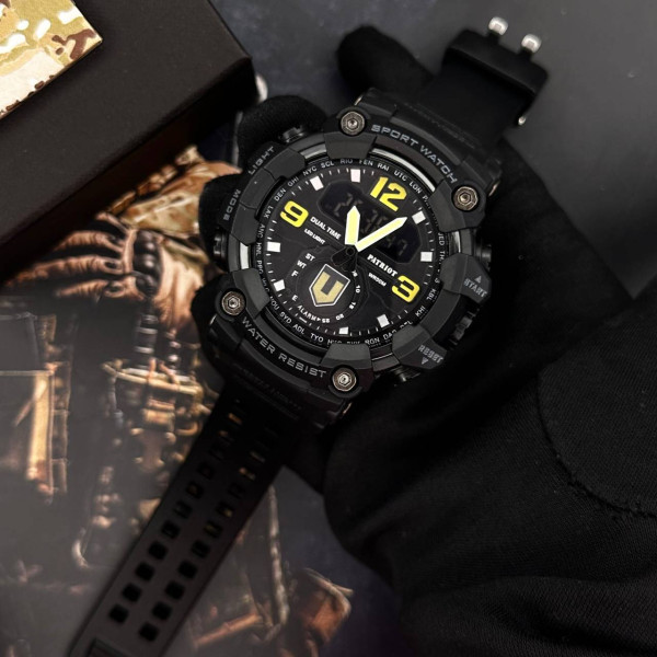 Годинник наручний Patriot 004BKTRO ТРО Чорні + Коробка фото 4