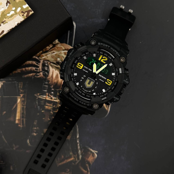 Часы наручные Patriot 004BKTRO ТРО Черные + Коробка фото 5