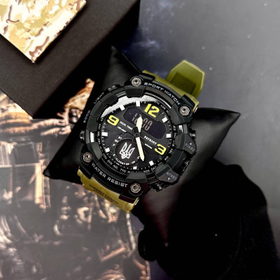 Patriot 004AGUASI Трезубец серебро Зеленые + Коробка.