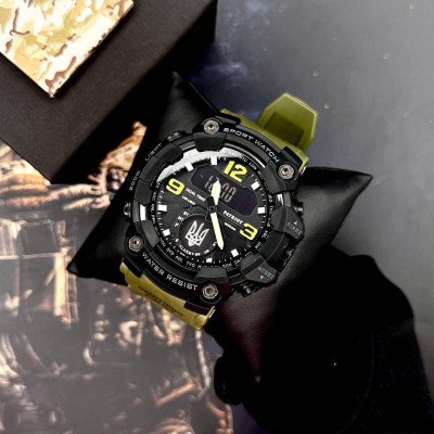 Patriot 004AGUASI Трезубец серебро Зеленые + Коробка.