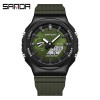 Мужские часы Sanda 3167 Army Green фото 2
