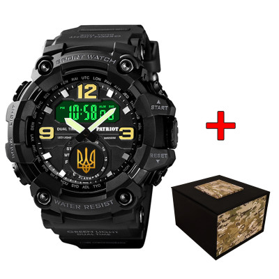 Patriot 004BKUAGD Трезубец золото Черные + Коробка.