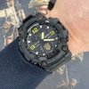 Годинник наручний Patriot 004BKUAGD Тризуб золото Чорні + Коробка. фото 4