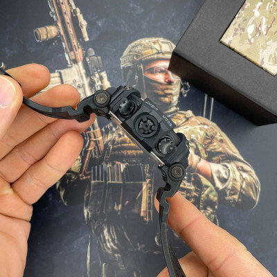 Patriot 004BKUAGD Трезубец золото Черные + Коробка.